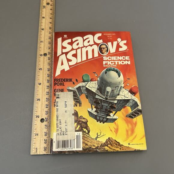 Isaac Asimov's Science Fiction Magazine Lot Mixed Year 1979-1980 Lot Of 5 “READ” - Picture 13 of 14